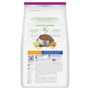 Hills Hills 狗糧 小型高齡犬 7+ 年輕活力 Adult Small & Mini Youthful Vitality 3.5lb 5lb  背面圖