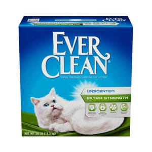 Ever Ever Clean 美國 礦物貓砂 愛牠潔 持久除臭貓砂 無香味 3盒裝 x 14lbs 14lb 正面圖