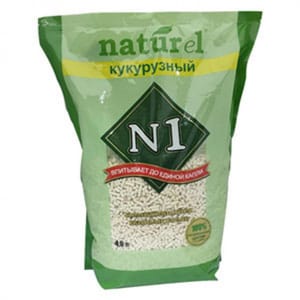 N1 N1 naturel 天然玉米 豆腐貓砂 原味 4.5L 5L  正面圖