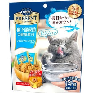 COMBO COMBO 日本二合一健康貓零食 下部尿路健康維持配方 42g 42g  正面圖