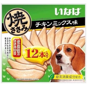 CIAO CIAO 狗零食 日本烤雞胸肉 狗狗配方 雞肉味 12本入   正面圖