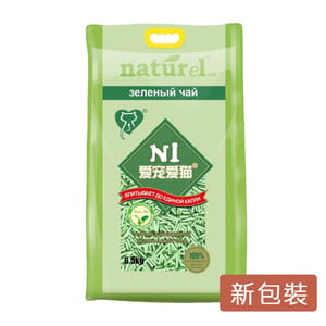 N1 N1 naturel 天然玉米 豆腐貓砂 綠茶味 17.5L / 6.5kg - 限時優惠 5L 背面圖