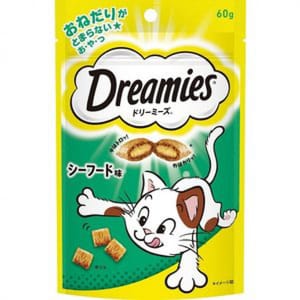 日本Dreamies 日本Dreamies 護齒夾心酥 Mix海鮮口味 60g 60g  正面圖