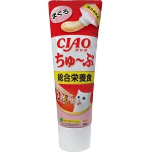 CIAO CIAO 日本貓用營養膏 乳酸菌營養膏 綜合營養金槍魚味 80g 80g 貓用 正面圖