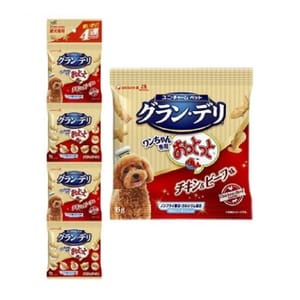 Unicharm Unicharm 狗零食 日本三星銀匙 狗仔餅 雞肉及牛肉 6g 4本入 6g 正面圖