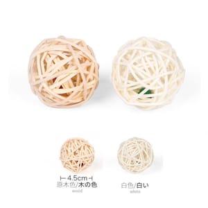 貓咪木天蓼趣味藤球 貓咪木天蓼趣味藤球 正面圖
