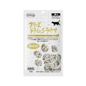 日本但馬高原 日本但馬高原 貓狗小食 凍乾銀魚 10g 10g  正面圖