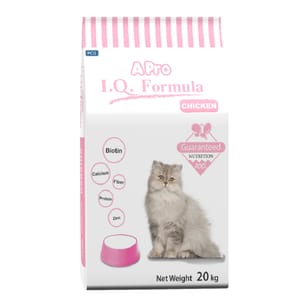 APro APro IQ 愛寶 成貓糧 淨色no color 貓義工流浪貓系列 經濟之選 20kg 20kg 正面圖