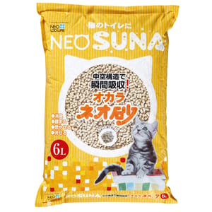 日本NEO 日本NEO SUNA 通心 豆腐貓砂 6L  TBS 6L  正面圖