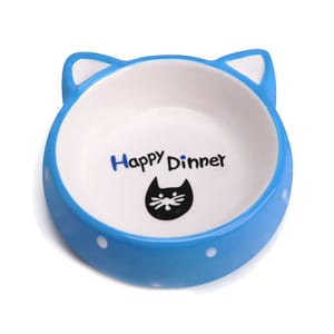 陶瓷寵物碗 陶瓷寵物碗 Happy Dinner 正面圖