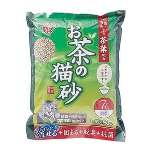 日本IRIS 日本IRIS 清香綠茶 豆腐貓砂 7L 7L  正面圖