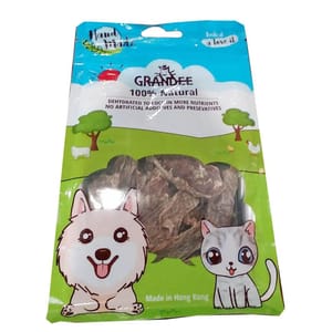 GRANDEE GRANDEE 香港製造 天然風乾小食 純鴨胸 50g 50g 貓犬用 正面圖