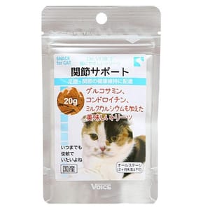 日本Dr.Voice 日本Dr.Voice 貓貓腿部臀部及關節健康小食 20g 20g 正面圖