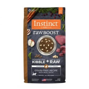 Instinct Instinct 貓糧 本能 貓糧 無穀物生肉系列 鴨肉 4.5lb 5lb  正面圖