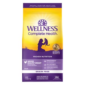 WELLNESS WELLNESS 貓糧 Complete Health 無穀物體重管理配方 雞肉及火雞 5lb 8oz 5lb 正面圖