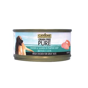 CANIDAE CANIDAE 咖比 PURE 狗罐頭 雞肉三文魚 Chicken & Salmon in Pumpkin Soup 70g 70g 正面圖