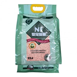 N1 N1 naturel 2.0 幼身版天然玉米 豆腐貓砂 水蜜桃 17.5L / 6.5kg 5L  正面圖
