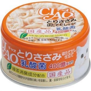 CIAO CIAO 貓罐頭 乳酸菌 雞肉及扇貝 85g 85g 正面圖