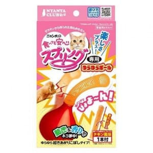 日本MARUKAN 日本MARUKAN 彈弓不倒翁逗貓玩具 1本入 正面圖