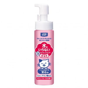 日本獅王LION 日本獅王LION Pet 貓貓專用 清潔除菌免沖洗泡沫 200ml 200ml  正面圖