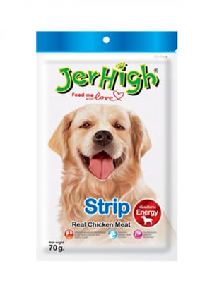 Jerhigh Jerhigh 狗小食 Strip 長雞片 70g 70g 正面圖