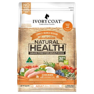 Ivory Ivory Coat 狗糧 雞肉配椰子油成犬配方 Chicken with Coconut Oil 13kg 13kg 正面圖