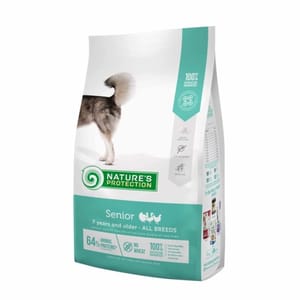 Nature's Nature's Protection 狗糧 老犬關節配方 雞+魚 Senior 4kg 4kg 正面圖