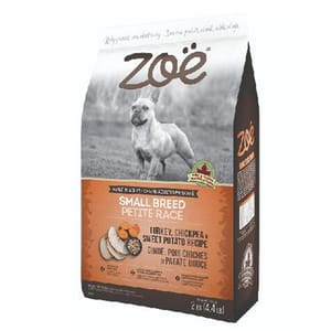 ZOE ZOE 狗糧 火雞配鷹咀豆及甜薯 小型犬益生菌腸道活化配方ZO921 4.4lbs 4lb  正面圖