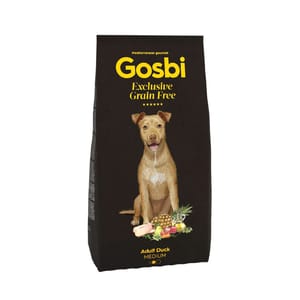 Gosbi Gosbi Exclusive Grain Free 無穀物狗糧 頂級低敏系列 中型成犬配方 鴨肉 3kg 3kg  正面圖