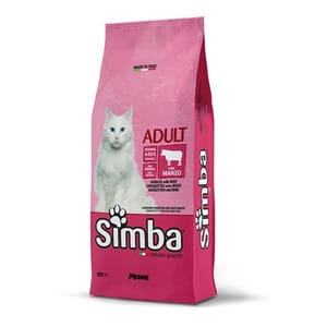 Monge Monge Simba 貓糧 天然系列 成貓配方 牛肉 20kg 20kg  正面圖