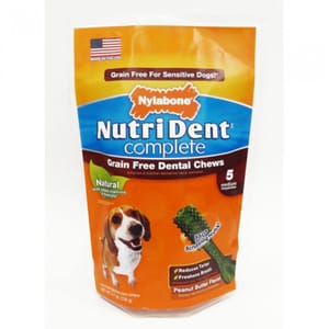 Nylabone Nylabone 潔齒骨 雞肉味 7支 犬用 正面圖