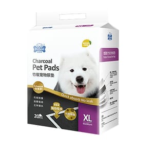 PETBEST PETBEST 竹炭檸檬加厚除臭超吸水 寵物尿墊 狗尿墊 狗尿片 [60x90 XL碼 20枚]   正面圖