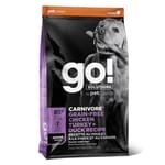 GO! GO! SOLUTIONS 無穀物狗糧 活力營養系列 老齡犬配方 雞肉火雞鴨肉 22lb 22lb  正面圖