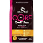 WELLNESS WELLNESS CORE 狗糧 無穀物 小型犬幼犬配方 去骨火雞及雞 4lb 4lb  正面圖