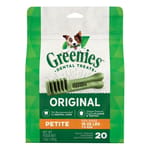Greenies Greenies 狗零食 Original Petite 潔齒骨 迷你犬用 30支 18oz 18oz 犬用 正面圖