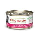 Almo Almo Nature HFC 貓罐頭 天然系列 雞肉+雞肝 70g 70g  正面圖