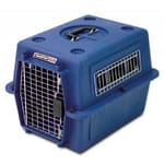 美國Petmate 美國Petmate 健力時款運輸飛機籠 細碼 深藍色   正面圖
