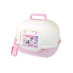 IRIS IRIS 全封閉式貓砂盆WNT-510 粉紅色   正面圖