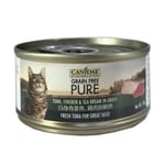 CANIDAE CANIDAE 咖比 PURE 貓罐頭 白身吞拿魚+雞肉及鯛魚 70g 70g  正面圖