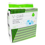 V-pad V-pad 綠茶高分子吸水 寵物尿墊 狗尿墊 狗尿片 [60x90 L碼 25枚]   正面圖