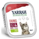 Yarrah Yarrah 貓罐頭 有機雞塊 牛肉 100g 100g  正面圖