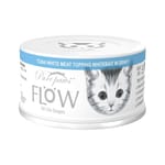 Pure Pure paws 高湯貓罐頭 吞拿魚+白飯魚 80g 80g  正面圖