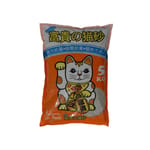 富貴貓砂 富貴貓砂 檸檬香抗菌幼砂 5kg 5kg  正面圖