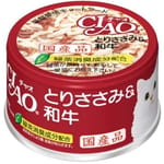 CIAO CIAO 貓罐頭 特選滋味和牛味 80g 80g  正面圖