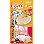 CIAO CIAO 肉泥 貓零食 1歲以下 雞肉肉醬 14g 4本入 14g  正面圖