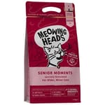 Meowing Meowing Heads 貓糧 無穀物全天然年⾧貓配方 三文魚雞肉 3kg 或 3kg  正面圖