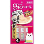 CIAO CIAO 肉泥 貓零食 綜合營養食 金槍魚 14g 4本入 14g  正面圖