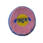 TRUST TRUST ME 狗玩具 運動飛碟 室內用 粉色 15cm   正面圖