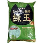 日本Hitachi 日本Hitachi RYOKU-TAMA綠玉綠茶 豆腐貓砂 大粒裝 6L 6L  正面圖