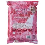 日本Pet's 日本Pet's One甜花香味除臭紙砂 7L 7L  正面圖